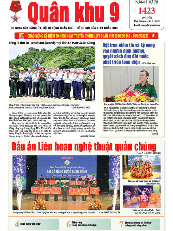 Báo in só 1423 ra ngày 21/11/2025