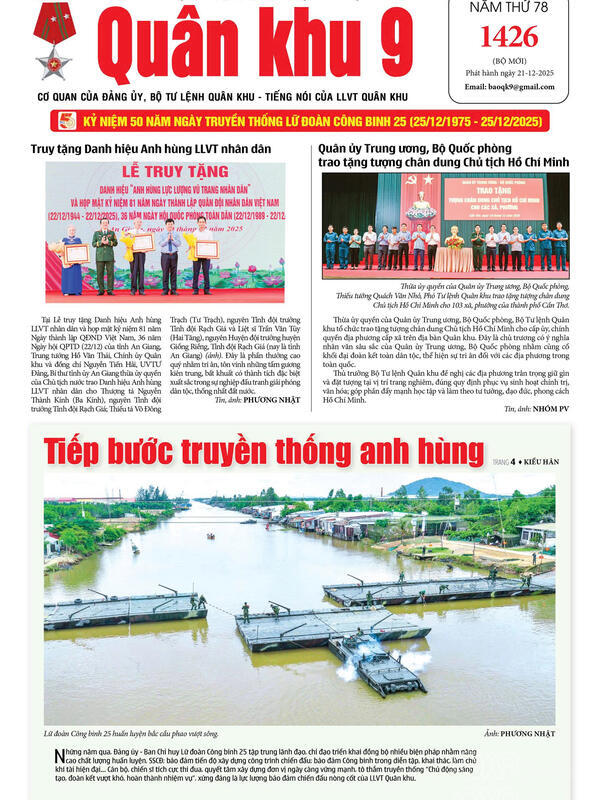 Số báo 1426, xuất bản ngày 21/12/2025